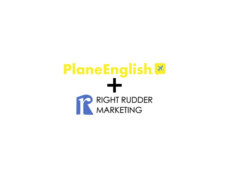 Right Rudder Marketing Teams Up with PlaneEnglish